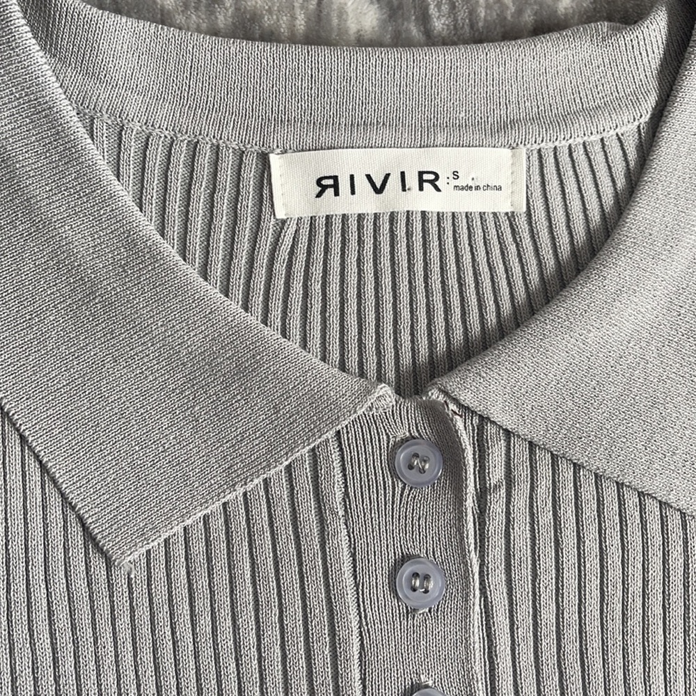 Short Sleeve Ribbed Top - Picture 2 of 3